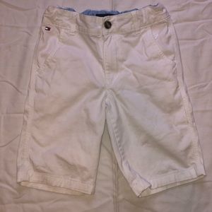 White Tommy Hilfiger shorts for boys